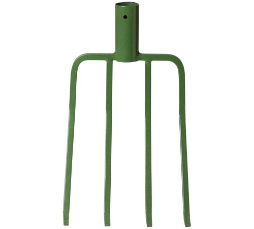 Вилы 4-х рогие садовые сварные с деревянным черенком КУРС РОС