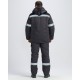 Костюм зимний Ховард (тк.OxLine) п/к, т.серый/черный/лимонный