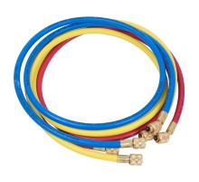Шланг заправочный для фреона 1/4"SAE х1/4"SAE, 0,9 м МАСТАК 105-61010