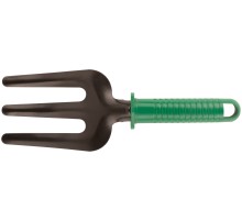 Вилка, зеленая пластиковая ручка 235 мм FIT DIY