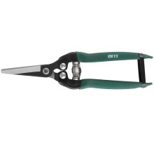 Секатор цветочный, режущие кромки внахлест, ПВХ накладки на ручки 180 мм FIT IT