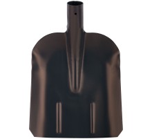 Лопата совковая без черенка, усиленная, с ребрами жесткости 225х270 мм КУРС РОС