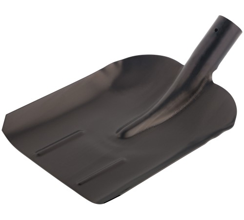 Лопата совковая без черенка, усиленная, с ребрами жесткости 225х270 мм КУРС РОС