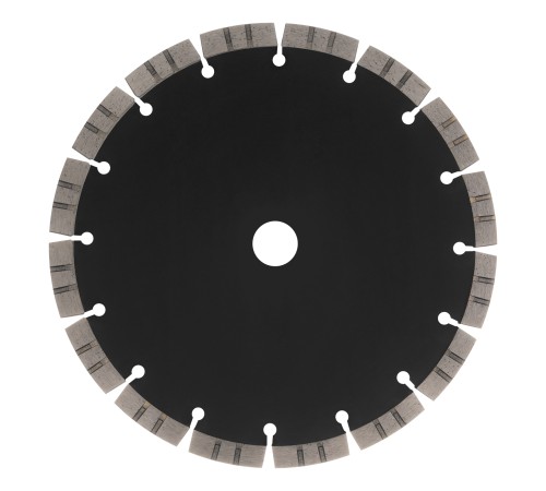 Диск алмазный отрезной DENZEL, ф230 х 22.2 мм, сегментный, сухой рез, HWD92, круг, 731040