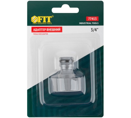 Адаптер внешний пластиковый 3/4" FIT IT