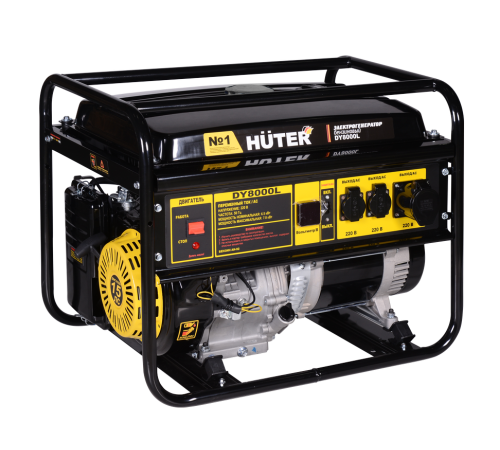 Портативный бензогенератор Huter DY8000L Портативный бензогенератор Huter DY8000L