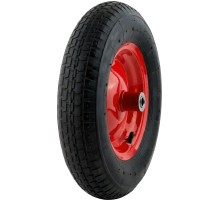 Колесо запасное 400х90x230 мм для тачки 77556 ( 4,80"/4,00"-8" ) ( посадка ширина 130 мм, диаметр 16 мм ) FIT IT