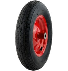 Колесо запасное 400х90x230 мм для тачки 77556 ( 4,80"/4,00"-8" ) ( посадка ширина 130 мм, диаметр 16 мм ) FIT IT