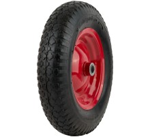 Колесо запасное 400х90x230 мм для тачки 77557 ( 4,80"/4,00"-8" ) ( посадка ширина 90 мм, диаметр 20 мм ) FIT IT