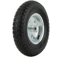 Колесо запасное 310х90x175 мм для тачки 77558 ( 4,80"/4,00"-6" ) ( посадка ширина 28 + 34 мм, диаметр 16 мм ) FIT IT Колесо запасное 310х90x175 мм для тачки 77558 ( 4,80"/4,00"-6" ) ( посадка ширина 28 + 34 мм, диаметр 16 мм ) FIT IT
