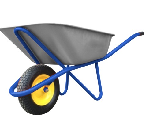 Тачка строительная, 100 л, грузоподъемность 180 кг КУРС РОС