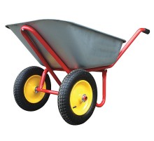Тачка строительная двухколесная, 110 л, грузоподъемность 240 кг, Профи FIT РОС