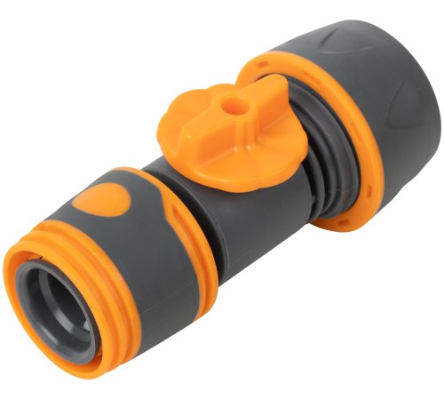 Соединитель двухкомпонентный 3/4'' с запорным клапаном FIT IT