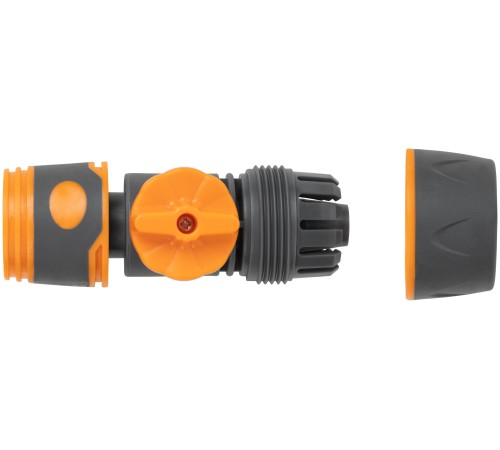 Соединитель двухкомпонентный 3/4'' с запорным клапаном FIT IT