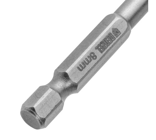 Сверло по керамической плитке 8 мм, крестовая пластина, шестигранный хвостовик// Denzel