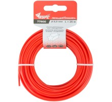 Леска для садовых триммеров "Звездочка" 3,0 мм х 25 м КУРС РОС