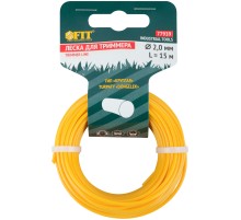 Леска для садовых триммеров "Круглая" 2,0 мм х 15 м FIT РОС