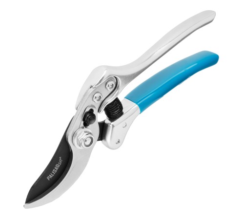 Секатор прямого реза, 230 мм, усиленный, нижняя рукоятка в ПВХ - оболочке, Luxe, Palisad