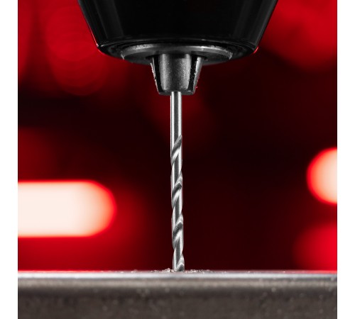 Сверло по металлу, 2 мм, полированное, HSS, 10 шт, цилиндрический хвостовик Matrix