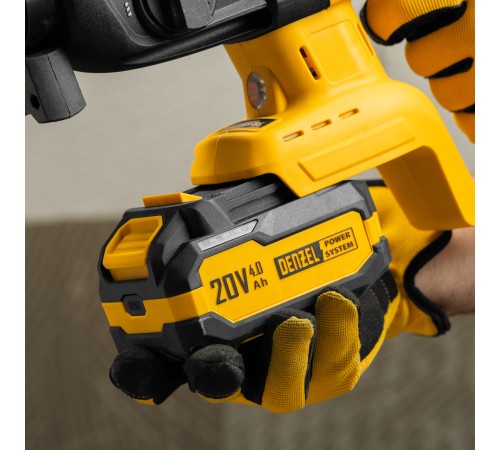 Перфоратор аккумуляторный бесщет. RHH-BL-20-28, 3 Дж, Li-Ion, 20 В// Denzel