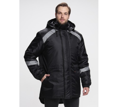 Куртка зимняя Прогресс (тк.Оксфорд), черный