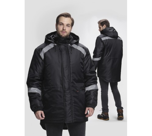 Куртка зимняя Прогресс (тк.Оксфорд), черный