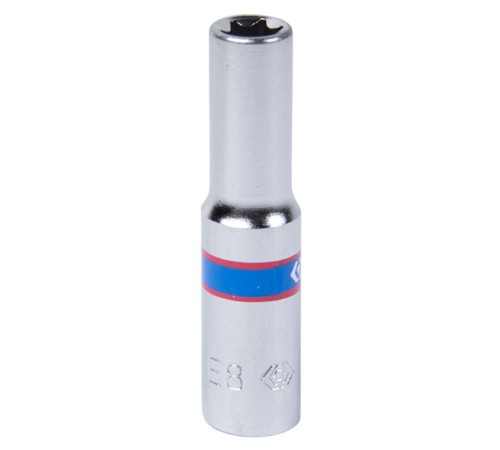 Головка торцевая TORX Е-стандарт 1/4", E8, L = 50 мм KING TONY 227508M