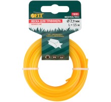 Леска для садовых триммеров "Звездочка" 2,5 мм х 15 м FIT РОС Леска для садовых триммеров "Звездочка" 2,5 мм х 15 м FIT РОС