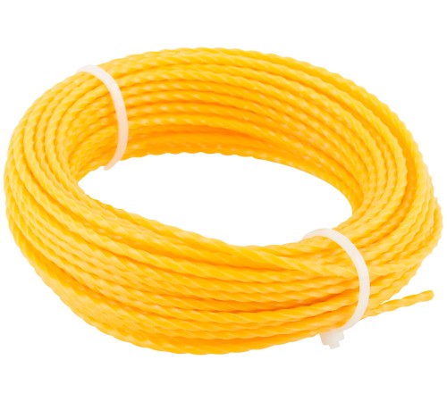 Леска для садовых триммеров крученая "Квадрат" 2,4 мм х 15 м FIT РОС Леска для садовых триммеров крученая "Квадрат" 2,4 мм х 15 м FIT РОС