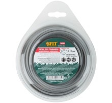 Леска для садовых триммеров армированная алюминием "Звезда" 2,0 мм х 15 м FIT РОС