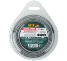 Леска для садовых триммеров армированная алюминием "Звезда" 2,4 мм х 15 м FIT РОС