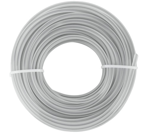 Леска для садовых триммеров усиленная, полиамидная жила, "Квадрат" 3,0 мм х 15 м FIT РОС Леска для садовых триммеров усиленная, полиамидная жила, "Квадрат" 3,0 мм х 15 м FIT РОС