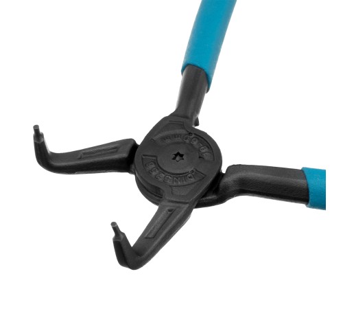 Съемник, 165 мм, для внутренних стопорных колец (19-60 мм), изогнутые губки (сжим) Gross