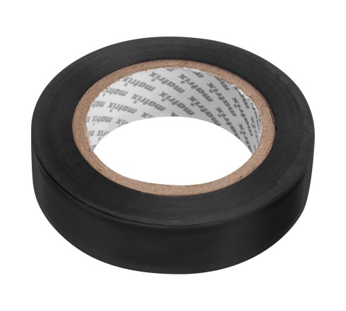 Изолента ПВХ, 15 мм х 10 м, черная, 150 мкм Matrix