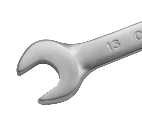 Ключ комбинированный, 13 мм, CrV, матовый хром Matrix