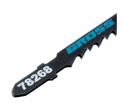 Набор полотен для электролобзика по дереву, 6 шт, Profi, пластиковый кейс Gross