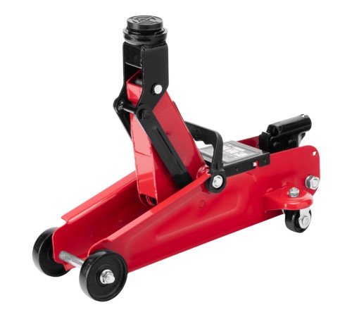 Домкрат гидравлический подкатной, 2 т, 135-320 мм, в пласт. кейсе MTX