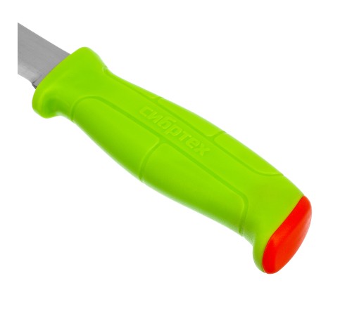 Нож-поплавок хозяйственный с чехлом, пластиковая рукоятка, 230 мм Сибртех