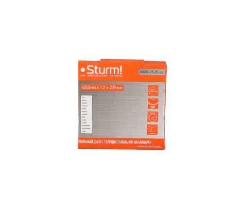 Диск пильный для CCS1285 Sturm! 9020-85-15-20