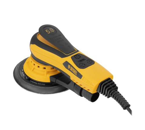 Машина шлифовальная орбитальная бесщет OS-150-BL, 350 Вт, 4000-10000 об/мин Denzel