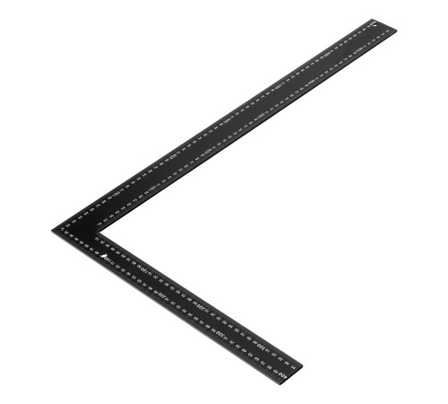 Угольник, 400 х 600 мм, алюминиевый, лазерная гравировка Denzel