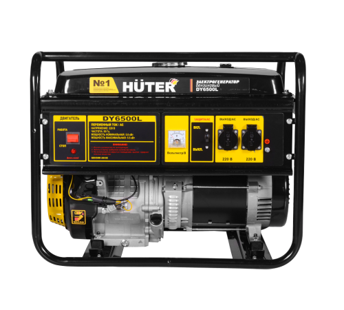 Портативный бензогенератор Huter DY6500L Портативный бензогенератор Huter DY6500L