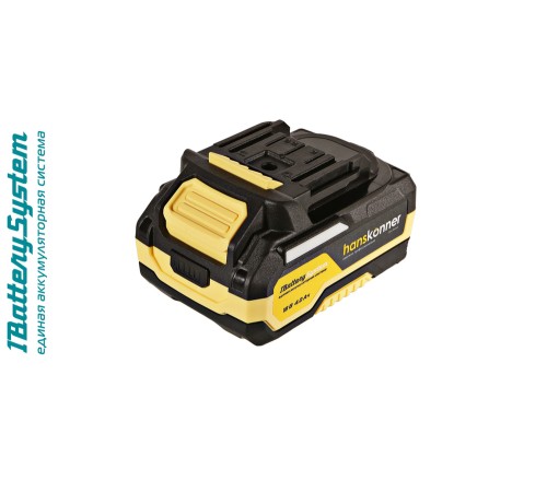HBP2004 аккумулятор Hanskonner 18 В, 1BatterySystem, 4.0 Ач, USB-разъем HBP2004 аккумулятор Hanskonner 18 В, 1BatterySystem, 4.0 Ач, USB-разъем