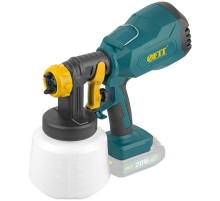 Распылитель Акк. 20 В; 1,8 / 2,5 мм; 1000 мл; 70 DIN/сек; 700 мл/мин; HVLP; коробка CSG-S20LiA