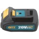 Батарея акк. 20 В; Li-Ion; 2,0 Ач; 0,4 кг ; индикатор заряда; коробка CLB-20V-2.0HC