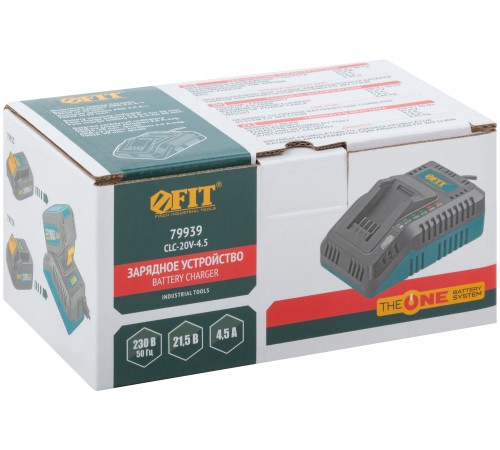 Зарядное устройство 21,5 В; 4,5 А; 0,45 кг ; индикатор заряда; коробка CLC-20V-4.5H Зарядное устройство 21,5 В; 4,5 А; 0,45 кг ; индикатор заряда; коробка CLC-20V-4.5H
