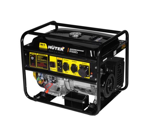 Портативный бензогенератор Huter DY8000LX