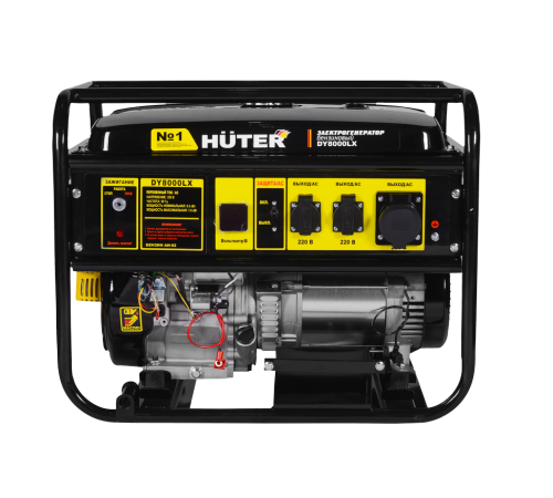 Портативный бензогенератор Huter DY8000LX
