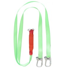 Строп аАд+Кс (лента) двойной с амортизатором 2 монт.+1 соед.кар. 1,5м