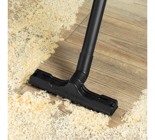 Пылесос строительный RVC30, 1400 Вт, бак 30 л, шланг 3 м, розетка с автосинхр. Denzel